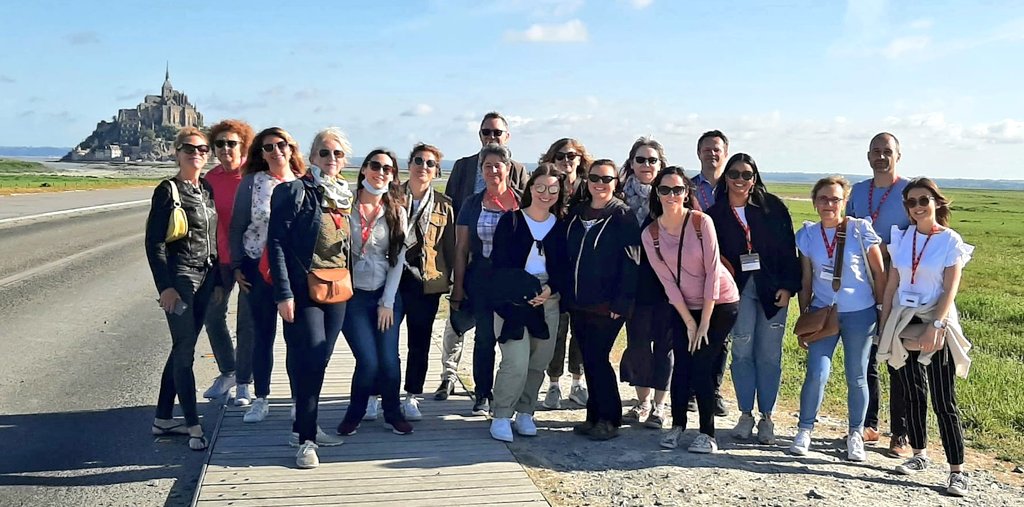 dorota_lichmira's tweet photo. Yesterday's #partnerdays adventures took us to @Mont_StMichel We were proud to finish the #Normandy tour with this amazing #UNESCOWorldHeritageSite . Big thanks to our amazing guide and our driver who got us on time to @VilleParis to see the #eiffeltower sparkle 🌟🌠💫 https://t.co/ngfan9LdYA