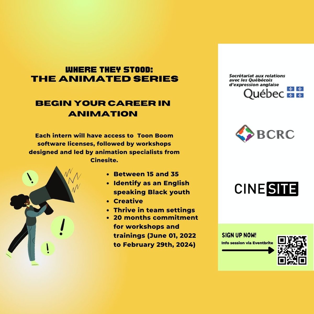 The second info session is on May 19th at 5:30 pm. Jumpstart your animation career Register on Eventbrite, save the date and meet you there!
#internship #workshop #communityfirst #animationart