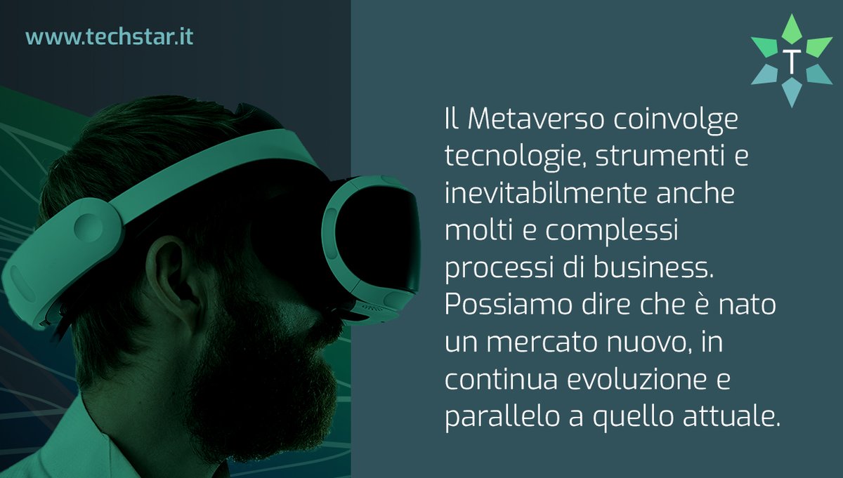 Si può fare business nel #Metaverso? Noi ne siamo più convinti e pensiamo che sia un’occasione unica di esplorare un mercato del tutto nuovo. Leggi il nuovo aggiornamento del nostro blog:
techstar.it/blog/si-puo-fa…

#TechStar #immersivereality #virtualreality
#innovation #b2b