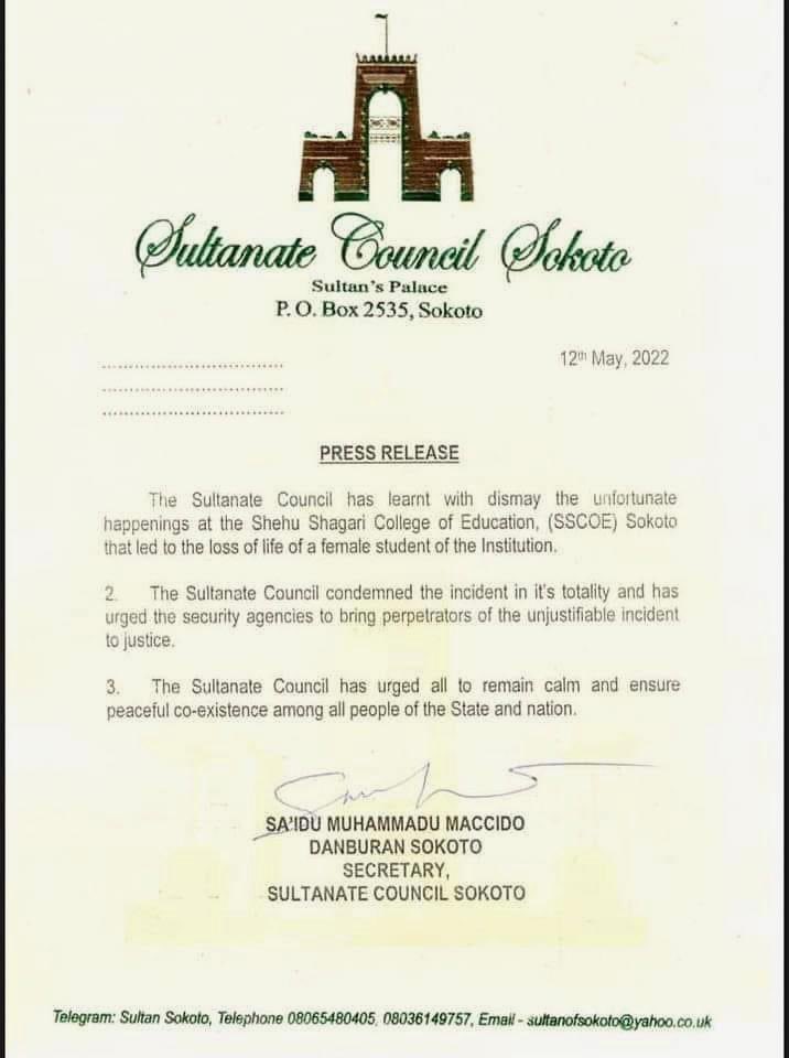 TheFavoredWoman's tweet image. Another unfortunate statement from the sultanate.

Cold blooded murder is not an "incident". 

Why are they refusing to use her name?

Not a single word of empathy or condolences or sadness..

Just the usual nonsense about "remaining calm".