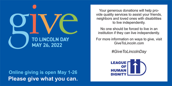 LHD68508's tweet photo. #GiveToLincoln Day 2022, May 26, is just two weeks away!  But you can start giving today! Find out how at https://t.co/FRkwv7MBLH
Support your favorite nonprofits, including the #LeagueOfHumanDignity during #GiveToLincolnDay https://t.co/EedcRyjduE