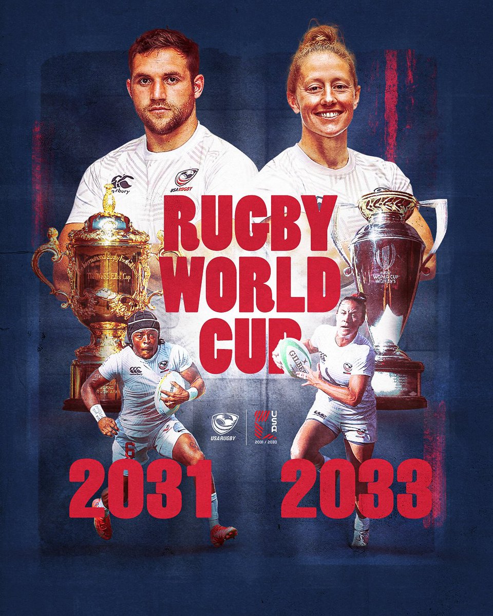 The votes are in. The United States will host the Men’s Rugby World Cup in 2031 and the Women’s Rugby World Cup in 2033! 

We are excited that Minneapolis is in the mix for the opportunity to host matches in either or both <a href="/USARugby/">USA Rugby</a> Tournaments. #UnitedByRugby #growthegame