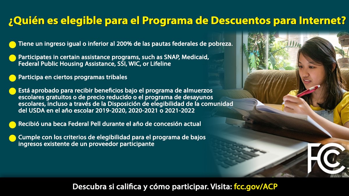 CityofBerwyn's tweet photo. Affordable Connectivity Program – Helping Households Get Access to Broadband Internet Service. 💻

Learn if you qualify and apply at: https://t.co/JlZmovgdKi

#InternetService #Broadband #StayConnected #CityofBerwyn #InternetHelp #GetConnected https://t.co/Q3iG0MAS0j