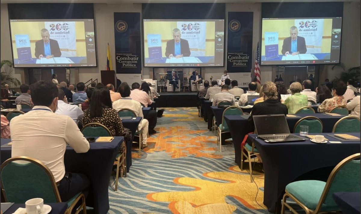 “La cooperación que tienen Colombia y Estados Unidos en seguridad es un modelo en la región. Dentro de ella, el apoyo a las instituciones colombianas en el combate a la corrupción es fundamental”. – PSG #200añosdeAmistad