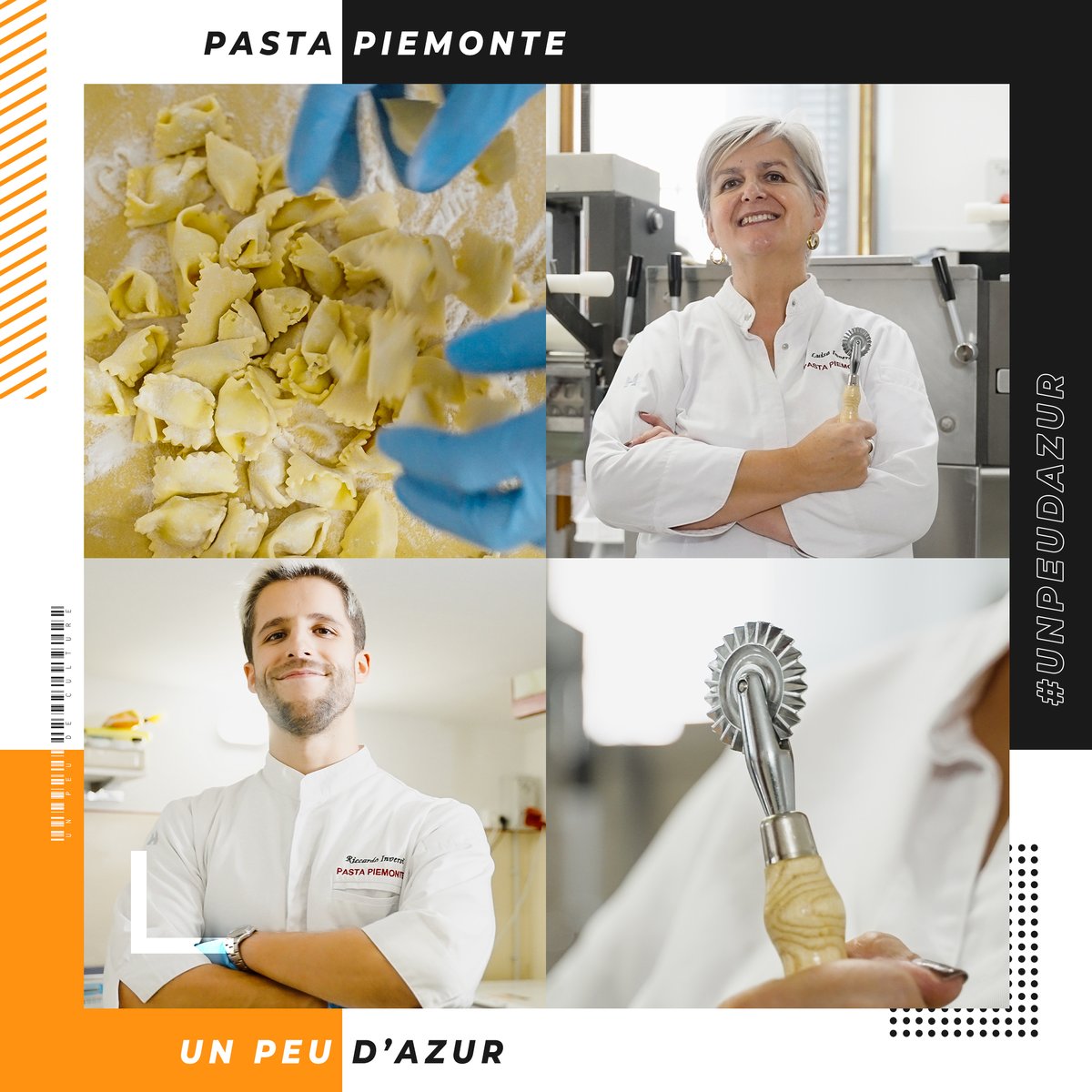 UPDC_Lemission's tweet photo. 🍽 Préparez vos couverts lundi à 1⃣8⃣h pour notre troisième numéro de #UnPeudAzur, consacré à @Pastapiem !

📍 Pasta Piemonte, 34 Rue Partouneaux, 06500 Menton

#MentonRivieraMerveilles #CotedAzurFrance #Menton #PastaPïemonte #PatesFraiches #Raviolis https://t.co/MLcwc06wMa