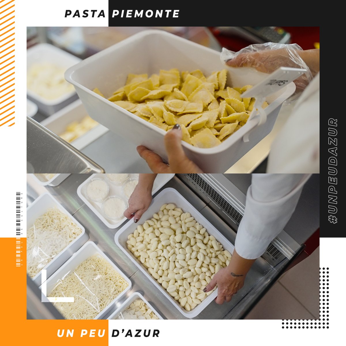 UPDC_Lemission's tweet photo. 🍽 Préparez vos couverts lundi à 1⃣8⃣h pour notre troisième numéro de #UnPeudAzur, consacré à @Pastapiem !

📍 Pasta Piemonte, 34 Rue Partouneaux, 06500 Menton

#MentonRivieraMerveilles #CotedAzurFrance #Menton #PastaPïemonte #PatesFraiches #Raviolis https://t.co/MLcwc06wMa