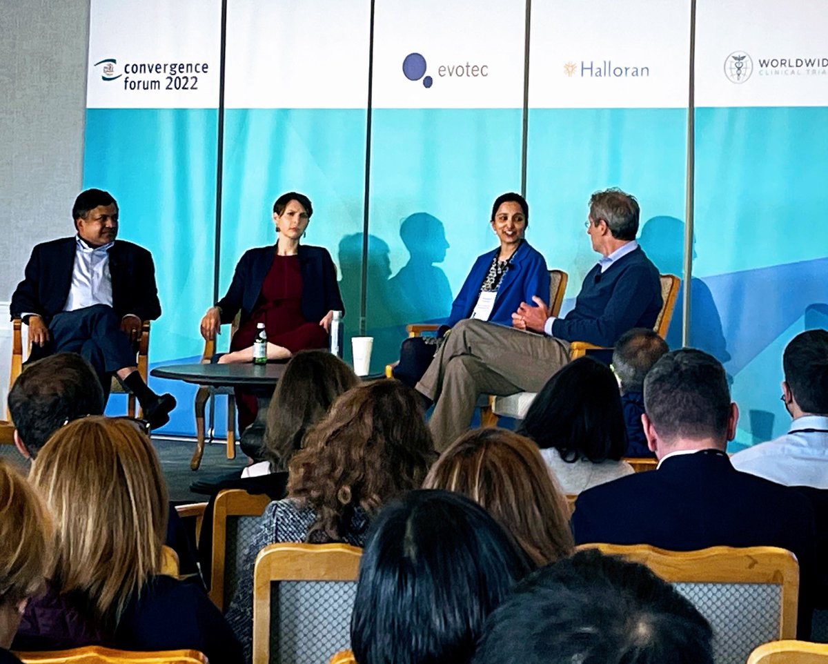 Great panel ⁦⁦<a href="/CONVFORUM/">Convergence Forum</a>⁩  #CVForum22 - HEARD HERE FIRST - We’re fully moving into #telehealth and possibly #digitaltherapeutics for #mentalhealth. Sukanya Soderland, CSO with Blue Cross Blue Shield of Massachusetts, says BCBS thinks the value for mental health is clear.