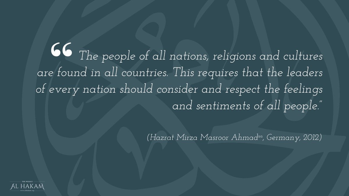 AlHakamWeekly's tweet photo. Leaders should respect the sentiments of all people and religions. 
 #MuslimLeadership https://t.co/RifxHFgWXo