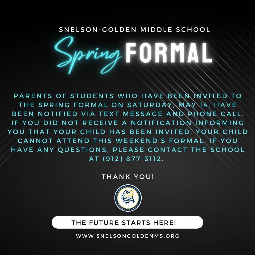 SnelsonGoldenMS (@sgthebestnest) on Twitter photo ✨✌🏾💙🦅We are excited to host our Spring Formal this Saturday <a href="/SGTheBestNest/">SnelsonGoldenMS</a> ! Our learners are so deserving of this opportunity to make memories with their friends. It’s going to be AMAZING!! #TheFutureStartsHere #SpringFormal ✨✌🏾💙🦅We are excited to host our Spring Formal this Saturday <a href="/SGTheBestNest/">SnelsonGoldenMS</a> ! Our learners are so deserving of this opportunity to make memories with their friends. It’s going to be AMAZING!! #TheFutureStartsHere #SpringFormal