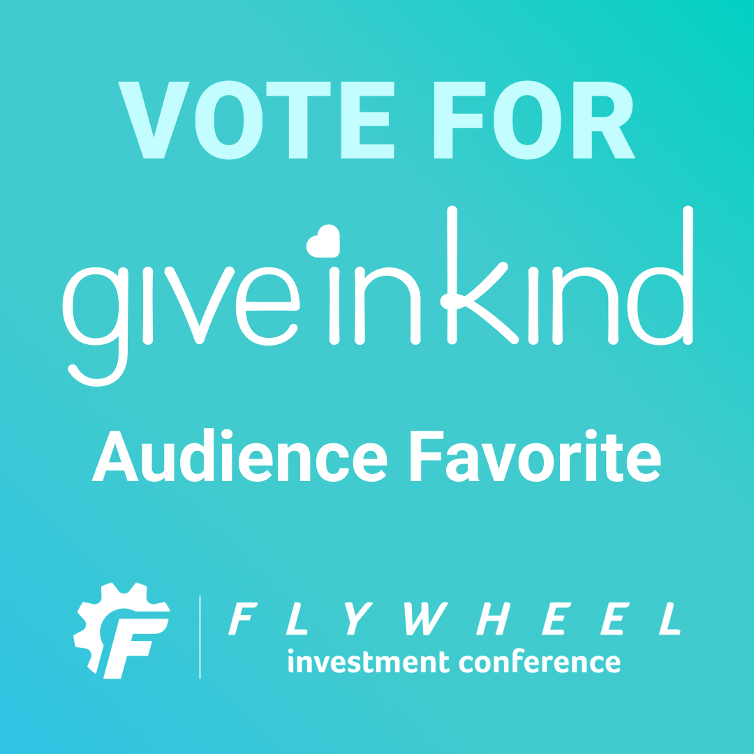 giveinkind's tweet image. You can help further our mission! Please take 15 seconds to vote for
@giveinkind 
- we&apos;ll be back pitching on stage at the #flywheelconference next week! No registration necessary, easiest 2 clicks you&apos;ll do today. THANK YOU!
#AuthenTech #HelpTheHelpers
menti.com/63yzoyf4wo