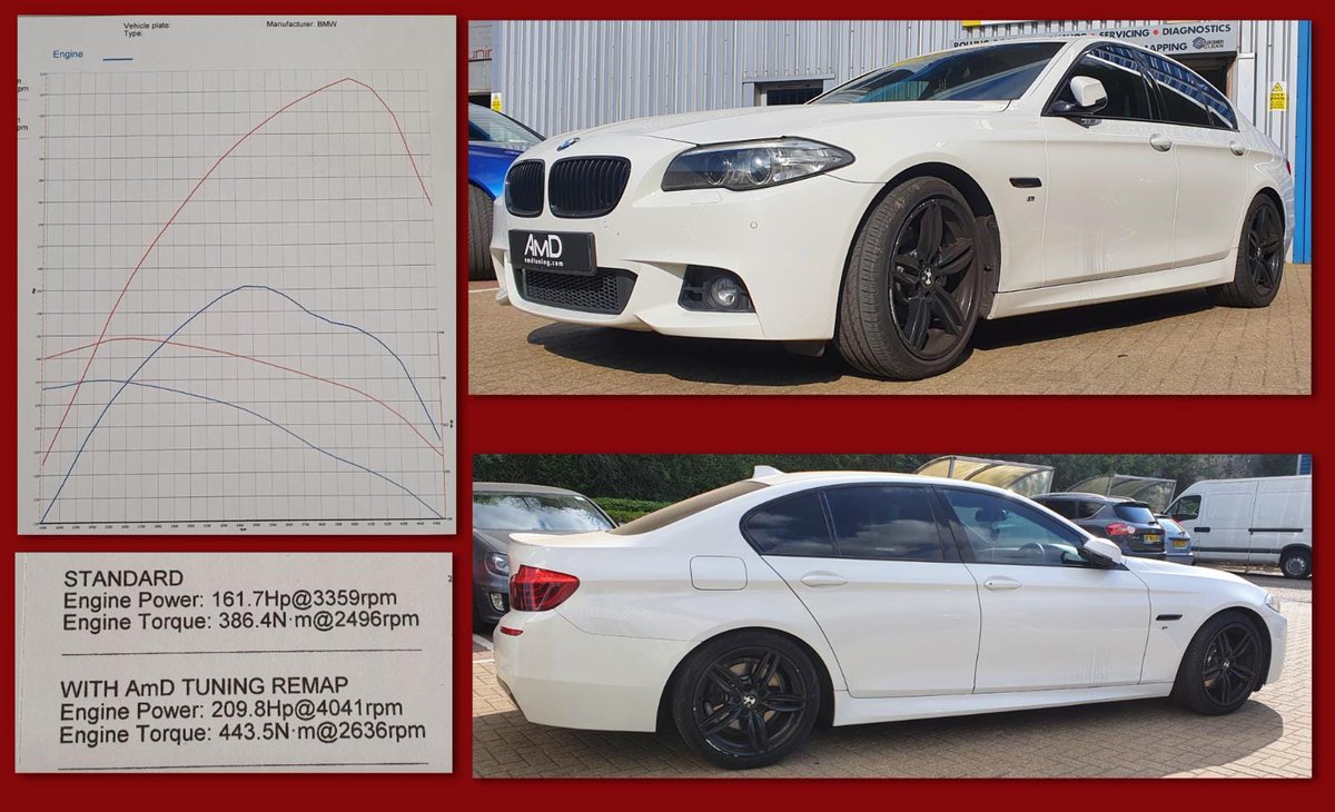 Amd_Tuning's tweet photo. BMW 520D in with us recently for our AmD Tuning ECU Remap.
Great gains on these engines taking power up to 209.8 BHP and 443.5 Nm! πͺ
Contact us on 01708 861827 or sales@amdtuning.com for any mapping tuning or workshop enquiries.
#AmD #AmDTuning #AmDTuned #TeamAmD https://t.co/QSffppldWH