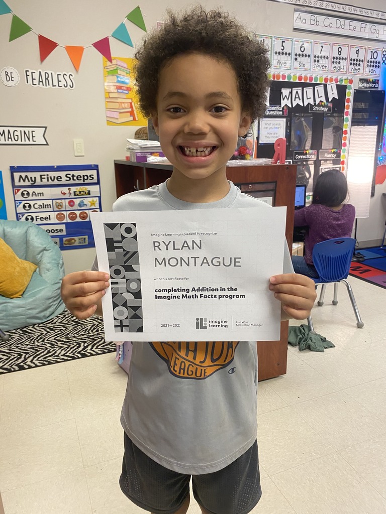 primaryrams's tweet photo. Rylan and Kane completed Addition on Imagine Math! Woohoo!!!
Great work, kids!  #littlerams https://t.co/DQOXcxy48m