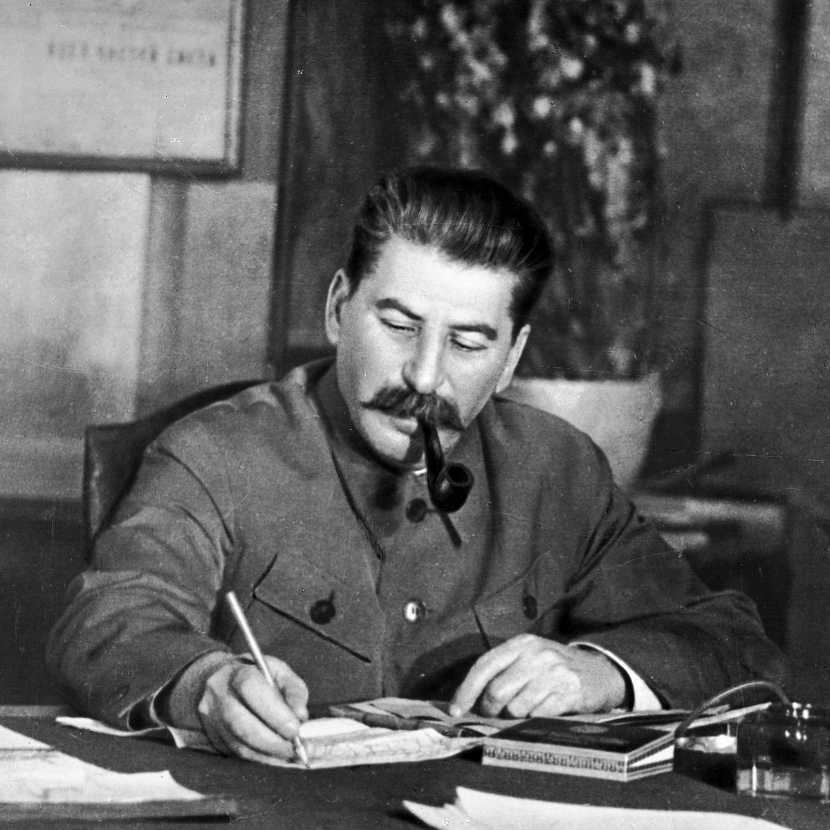 On the other side of Europe, Stalin's main goal was, in fact, to nudge Hitler into fighting another war with the British and French. He frequently spoke of a second "inter-capitalist war" which would exhaust the west, while the USSR watched. (10)