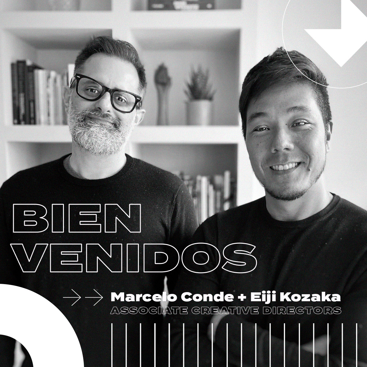 Edelman_Spain's tweet photo. Tenemos nuevos chicos en el departamento creativo 🔥.
Sumamos talento con la llegada de Marcelo Conde y Eiji Kozaka, que se unen a nuestro #Edelteam como Associate Creative Directors y Juan Vargas como Senior Art Director.
¡BIENVENIDOS!
#TrustMakers #EdelTalent https://t.co/BKxx6f76JZ