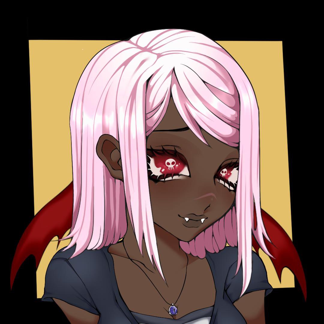 SoxAShill's tweet photo. @epicdolphins Look at this gem called Doki!! Isn’t she lovely?? @dokidivision #NFT #Art #DokiDivision https://t.co/UdddlPx0cA