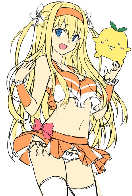 一回花騎士チア合同誌とかやってみたいなぁと思いつつも踏み出せないんだけど、ちょこちょこラフは描いてたりしますw 