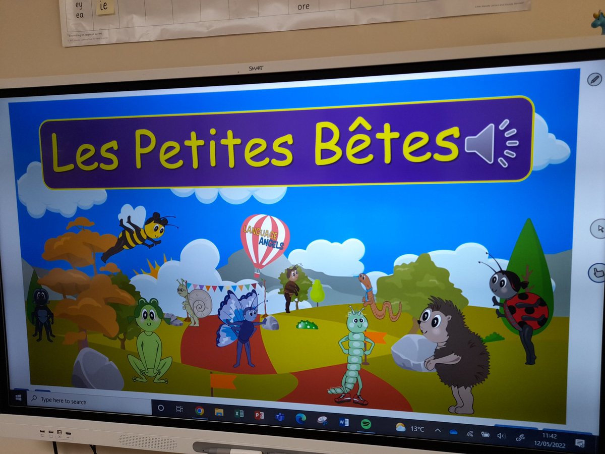 AcademyWalton's tweet photo. In French, children enjoyed learning about "Les Petites Bêtes " in class 1 this morning.  We had loads of fun colouring the characters too, thanks @LanguageAngels_ for this new unit!
#WPAFrench
#LanguageLearning 
#languages
#mfl 
@WatertonTrust 
@WkfdOfficial https://t.co/CAIliZHUln