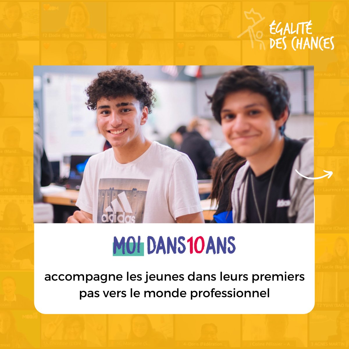 LeFrenchImpact's tweet photo. #Hackathon | 👉 Découvrez les associations bénéficiaires du Hackathon Egalité des Chances avec organisé avec Big bloom
📆 19/05 et 20/05 en ligne
Pour participer, inscrivez vous ici : https://t.co/5UpTknLT4u https://t.co/S86fIjFwKQ