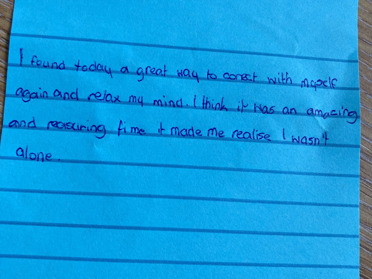 TheRoseRoom3's tweet photo. This feedback 🤍 #MentalHealthAwarenessWeek #nurture #wellbeing #s3wellbeinginput https://t.co/fogJUdxnSz