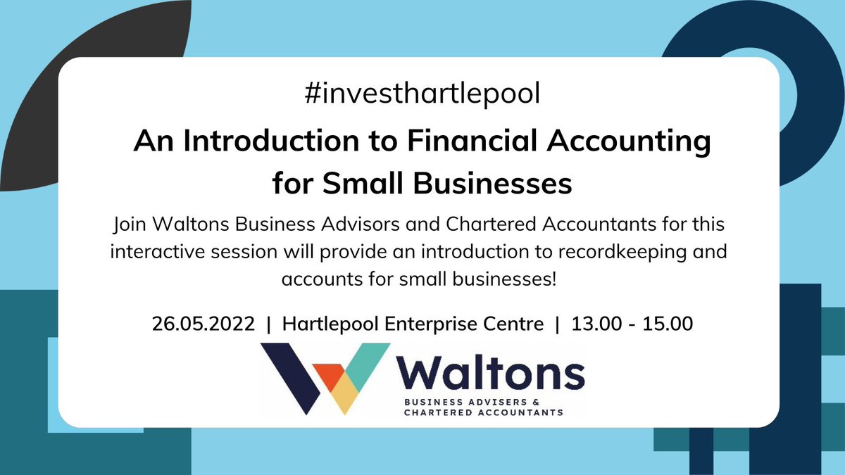 Invest in Hartlepool (@investhpool) on Twitter photo 📢We can't wait to host <a href="/Waltons_Accts/">Waltons Business Advisers & Chartered Accountants</a> at Hartlepool Enterprise Centre during #hartlepoolbusinessweek!
Check out the link to book your place! 📢We can't wait to host <a href="/Waltons_Accts/">Waltons Business Advisers & Chartered Accountants</a> at Hartlepool Enterprise Centre during #hartlepoolbusinessweek!
Check out the link to book your place!