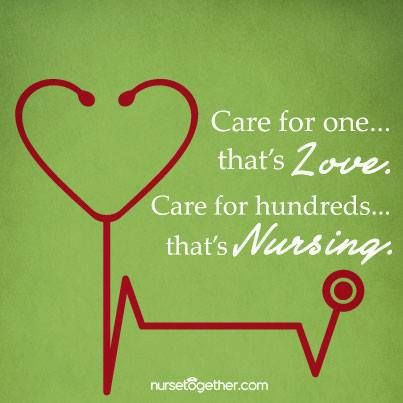 In a profession that cares for everyone, make sure to care for yourself too. Shout out to all the amazing nurses I have known, know and love 🥰😍🤗
