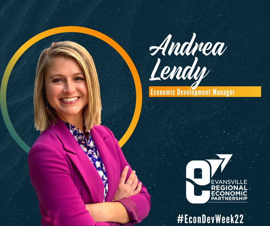 evvregion's tweet image. 🌐 𝙈𝙚𝙚𝙩 𝙤𝙪𝙧 𝙀𝙘𝙤𝙣𝙤𝙢𝙞𝙘 𝘿𝙚𝙫𝙚𝙡𝙤𝙥𝙢𝙚𝙣𝙩 𝙏𝙚𝙖𝙢!🌐
Andrea Lendy provides resources to assist with the survival and growth of businesses in the Evansville Region.🎉👏🤩 

#EconDevWeek22 #elooksgoodonyou