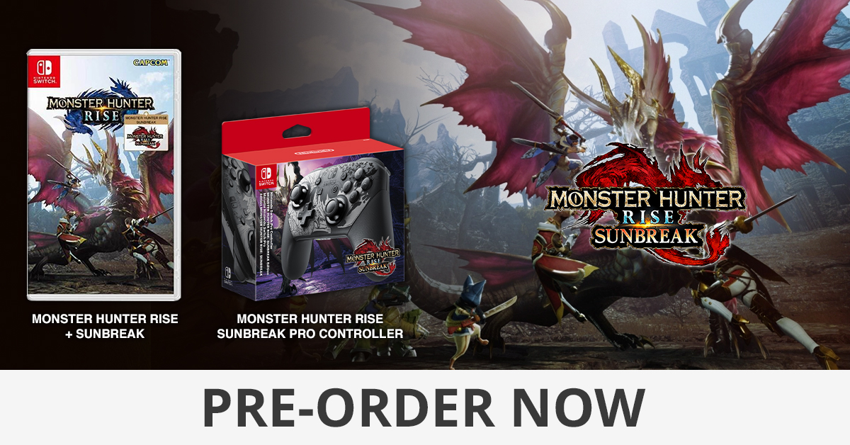shoptonet's tweet photo. Available for pre-order now! - Monster Hunter Rise + Monster Hunter Rise: Sunbreak - Switch Pro Controller Monster Hunter Rise: Sunbreak Edition
FROM £49.85 👉 https://t.co/NKUWTXsWPT
Release: 30/06/2022
#nintendoswitch #nintendoswitchprocontroller #MonsterHunterRiseSunbreak https://t.co/rSrrIfhljY