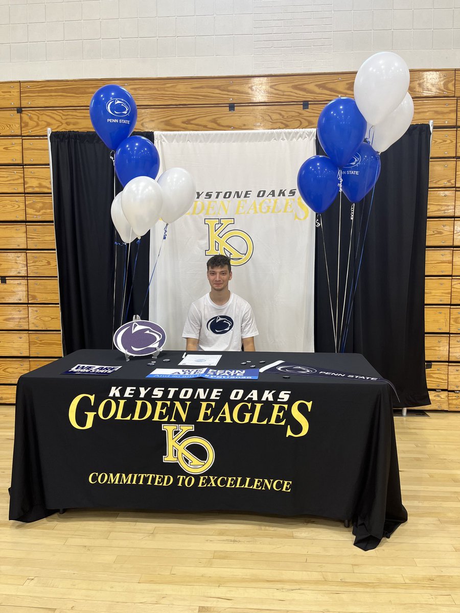 ⁦<a href="/Ominford10/">Owen</a>⁩ signing day to play basketball at Penn State Behrend. ⁦<a href="/PSBhoops/">Behrend Basketball</a>⁩
