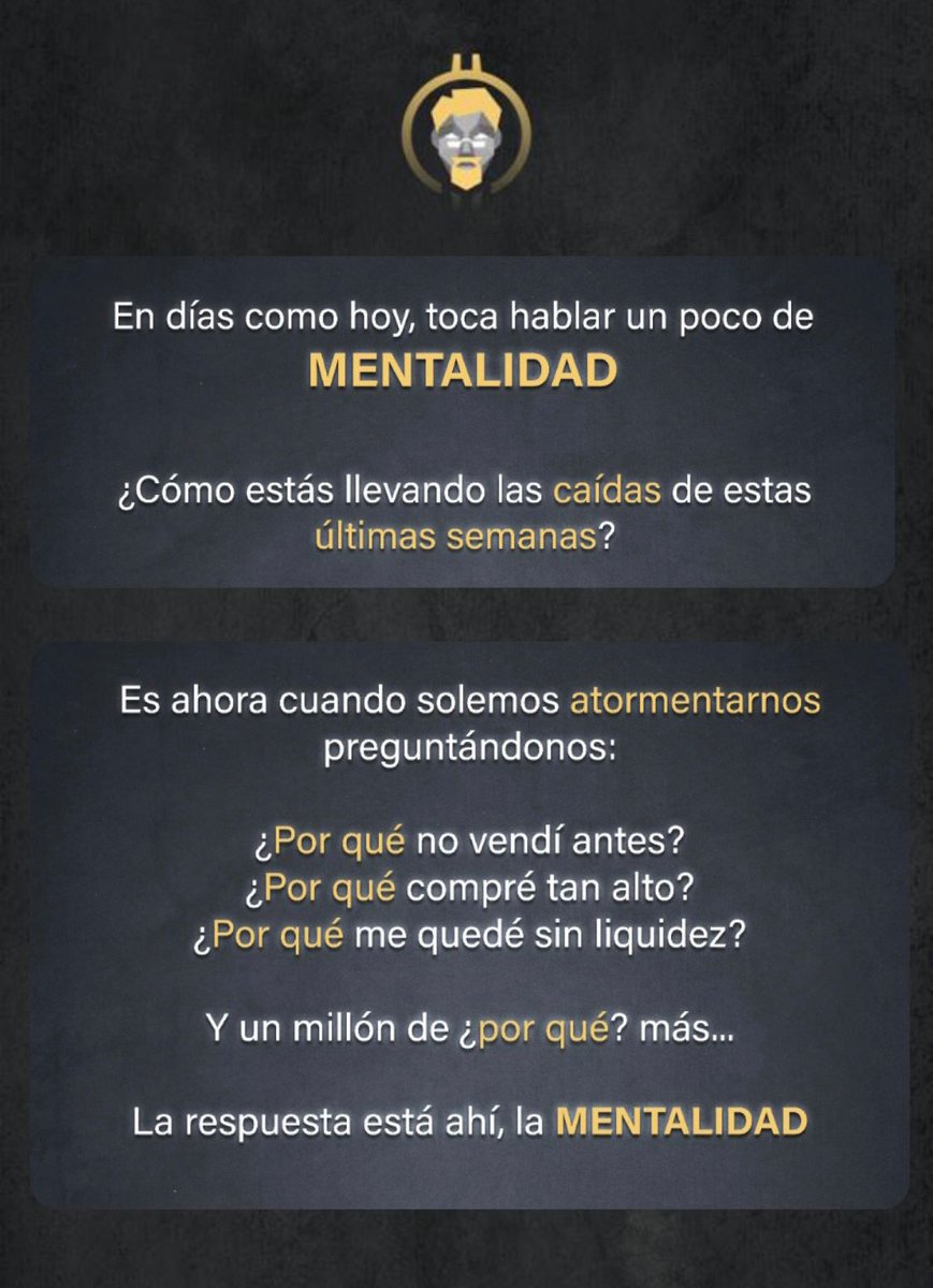 dsctlzscrypto's tweet photo. TODOS hemos perdido alguna vez, ¡forma parte del proceso!

La diferencia está en CÓMO reaccionamos ante ello.
Por eso en días como estos es importante saber QUÉ tipo de inversor quieres ser: https://t.co/vJuDoox6Em