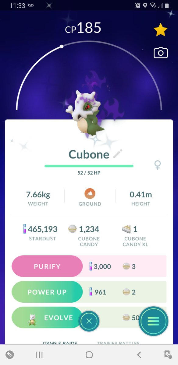 BillyRelajado's tweet photo. new shiny #PokemonGO  #billyrelajado https://t.co/jrs2QkhUxI