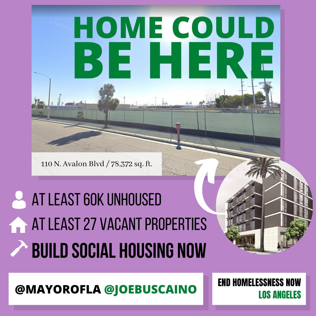 Shelters are a dead end for most. Permanent public housing built at spots like this are key! @MayorOfLA & @JoeBuscaino replace your cruel sweeps with real solutions! #HomeCouldBeHere #HousekeysNotHandcuffs
@StreetWatchLA @NoSweepsLA @endhomelsnsnow