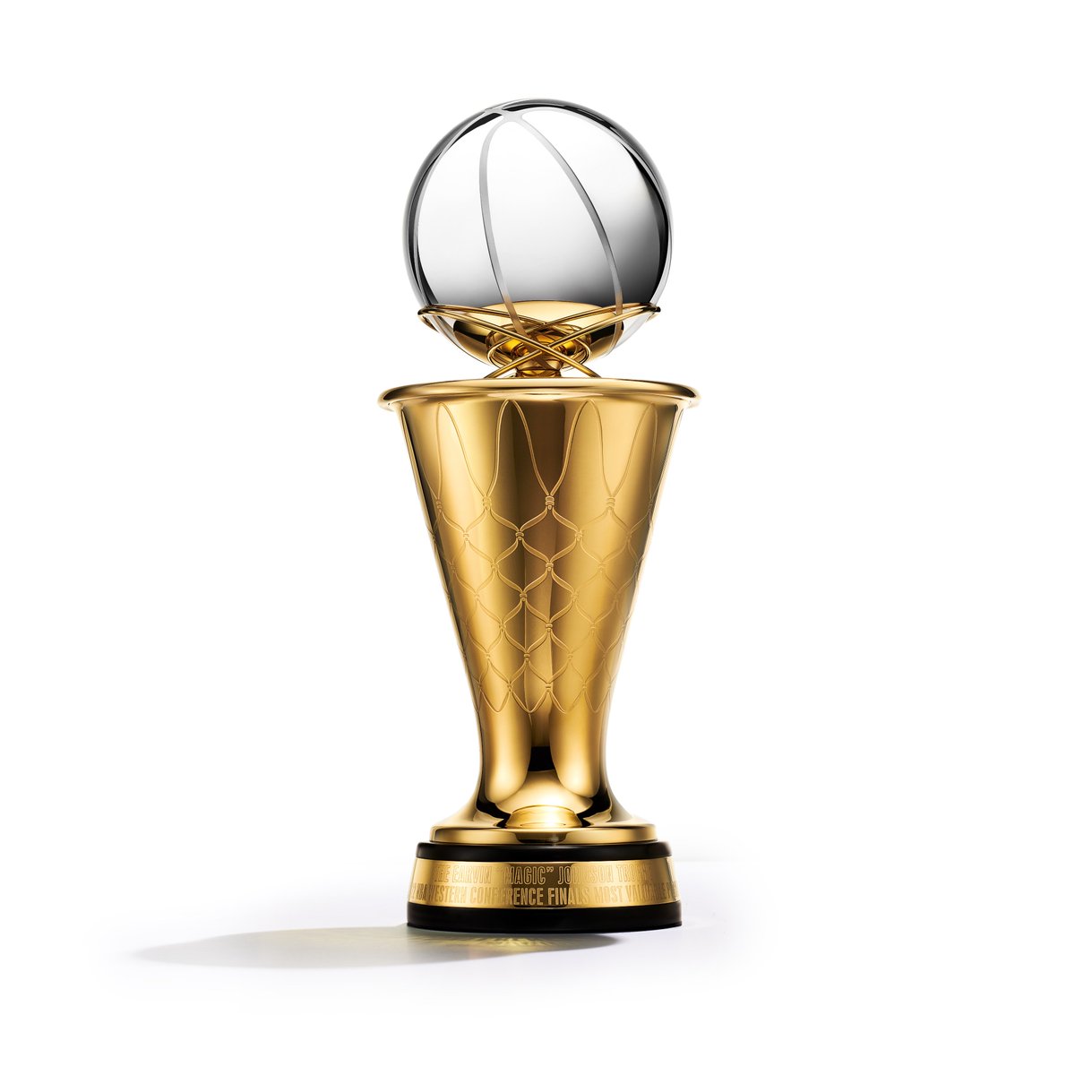 Earvin Magic Johnson on X: Thank you to the @NBA for naming the new  Western Conference Finals MVP trophy after me. I am extremely honored and  the trophy is beautiful!  /