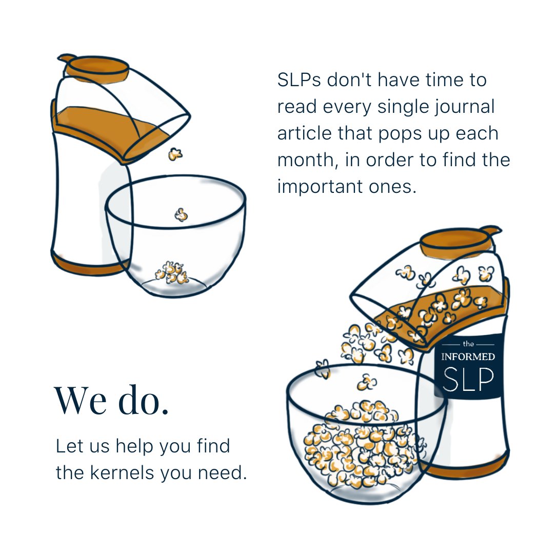 TheInformedSLP's tweet photo. There has never been a BUTTER* way to keep up with the current research!
Join us at https://t.co/b99RG9bZND.
#slpeeps #ebpslp #informedslp
*Puns included with price of membership https://t.co/6fg2flykSF