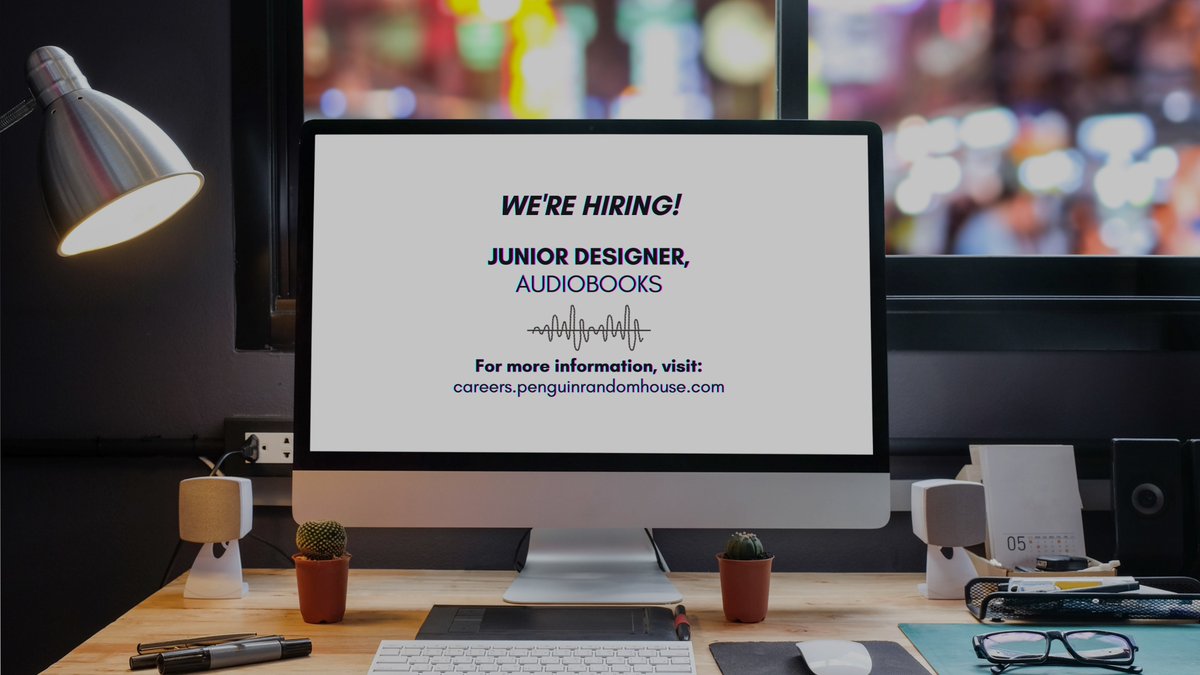 PRHCareersUS's tweet photo. 🚨Hiring!🚨

We're seeking a Jr. Designer to join the Marketing Art Department in our Audio Division. The Jr. Designer will work closely with the art, marketing, and publicity teams in creating advertising and social media campaigns.

To apply, visit:
https://t.co/id8owjrufF https://t.co/dTrGB6TZsr