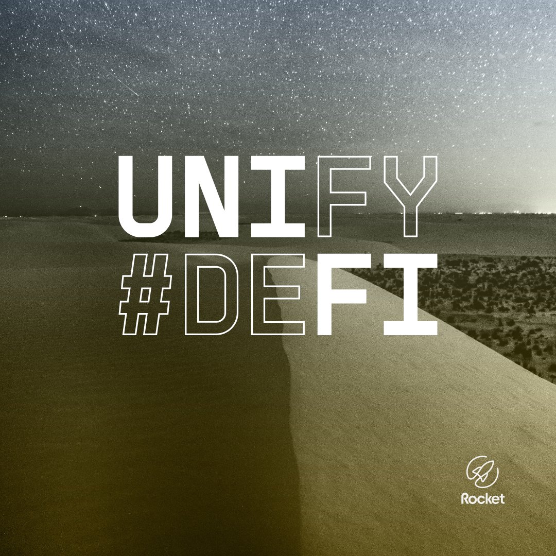 RocketGenesis's tweet image. ...now, that's why we need to #UnifyDefi. Just imagine what we can build and protect, together!

#UnifyDefi #RocketCrew #RocketGenesis