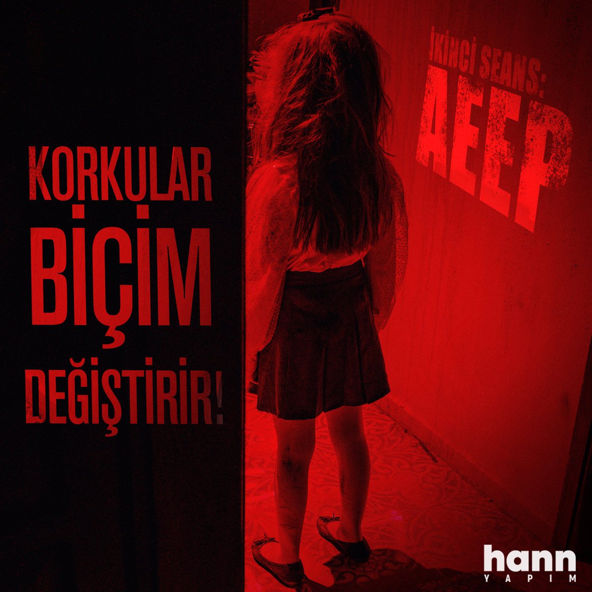 Sadece 1 saat içinde kaç tane korkunla yüzleşebilirsin? İkinci Seans: AEEP ile korkularını binbir biçimde keşfet! #HannYapım #AEEP @hann_gore