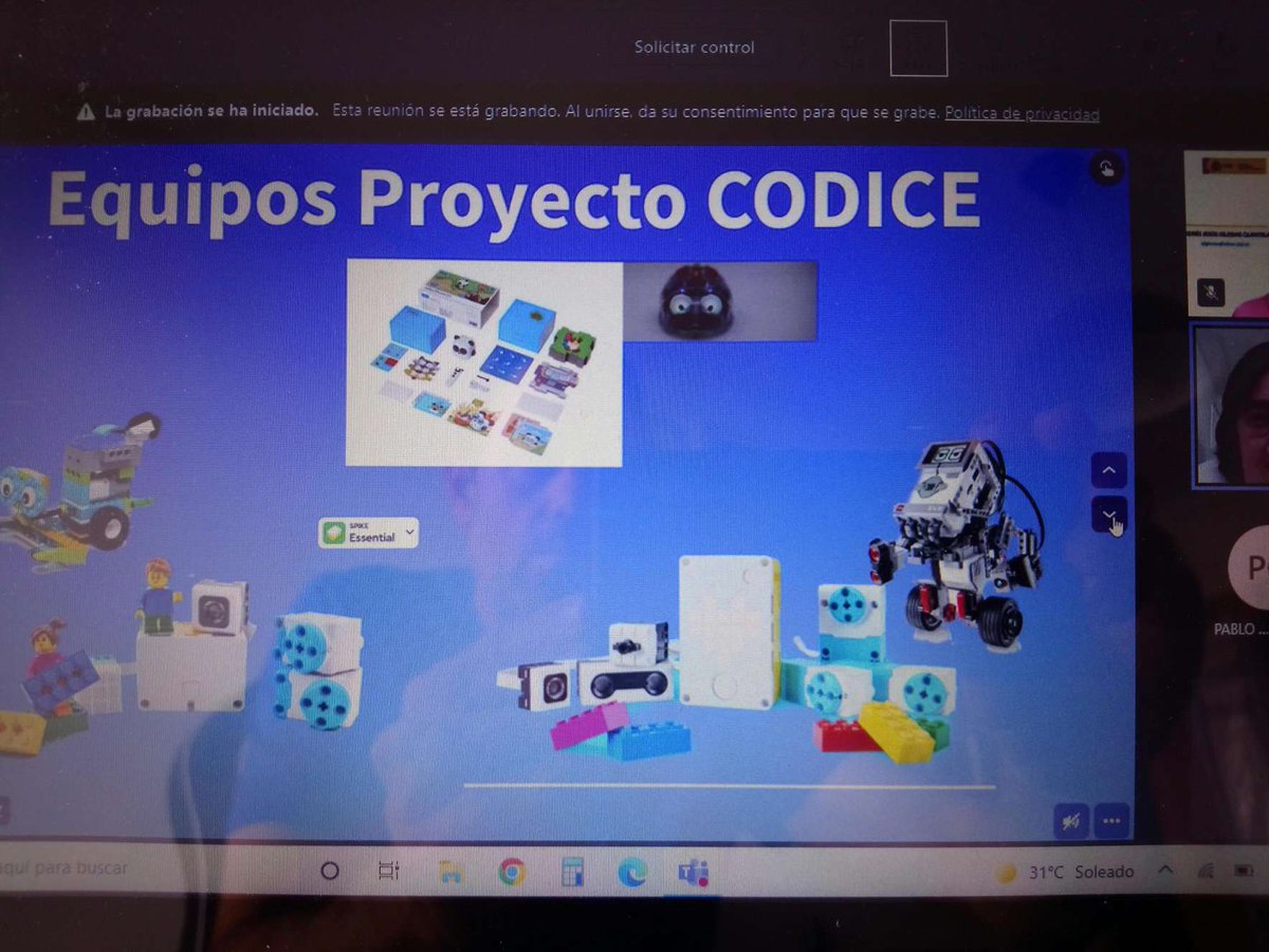 cfiemiranda's tweet photo. 👩‍🏫Proyectos #CoDiCeTIC: formación para centros de la provincia de Burgos.

🤖 Sesión 2 Módulo "Robótica" con Nieves López Álvarez

👩‍💻 Uso didáctico del material de robótica

#CompDigEdu_CyL
#tiCyL #formaciónCyL https://t.co/E4myhBB6Yo