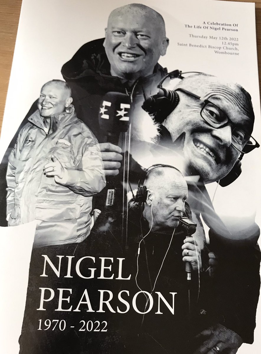 sportbbcwm's tweet photo. A wonderful, fitting tribute to Nigel Pearson from @CurtisSport to mark his funeral today. Standing room only at St Benedict’s Biscop C of E Church in Wombourne. A fantastic send off for a brilliant bloke. #RIPNige https://t.co/8JZkHyuX92