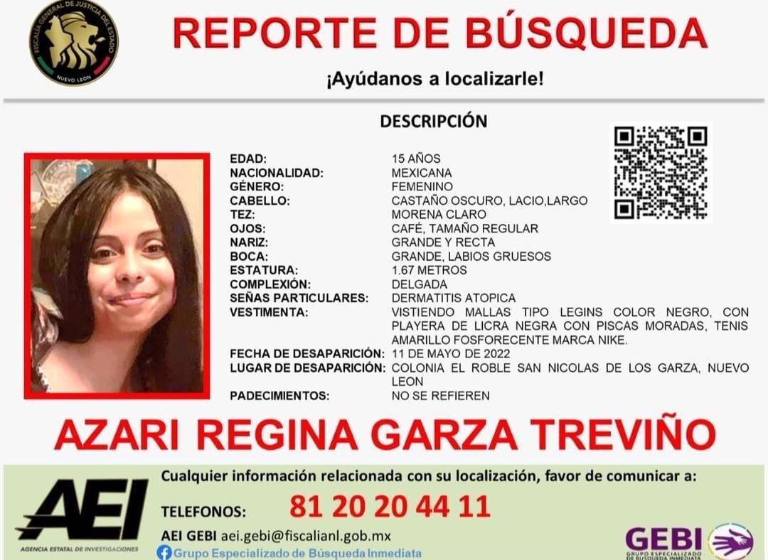 JudithMedrano's tweet photo. Nos apoyan para localizarla?

Tiene 15 años, desapareció en la Col.Roble en Ssn Nicolás 

@MtyFollow @AsiEsMonterrey @Cicmty @Mty_Leones @VHdaLosMorales https://t.co/Xe0Rkn2DNy