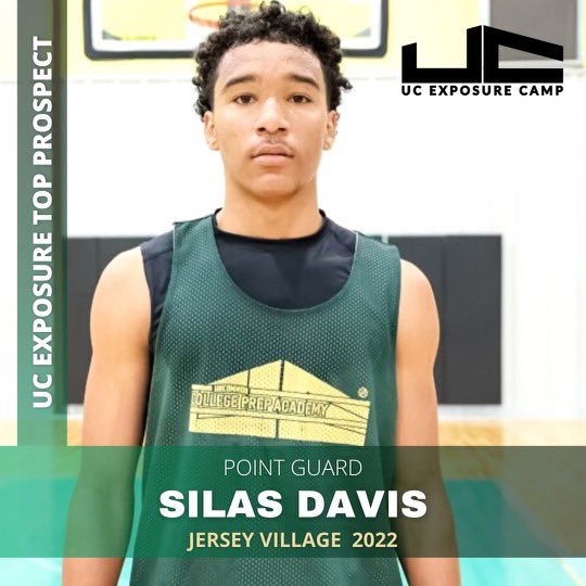 UC_Exposure's tweet photo. Houston "Top Prospect" @SilasDavis2022 has a lot of interest but still available!  Newcomer of the Year &amp; All-District at  @JerseyVillageHS showcasing his drive to win &amp; motor at the May 8th Finale. #Sleeper #LateSteal #2WayPG @TXRecruited @TexasPrepReport @RcsSports @4YFilms https://t.co/vRPjShILd4