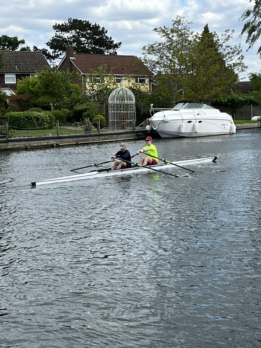 HaileyburyBC's tweet photo. A cracking day on the water with four singles and two doubles covering the miles #dryday https://t.co/zMd3l3EQNM