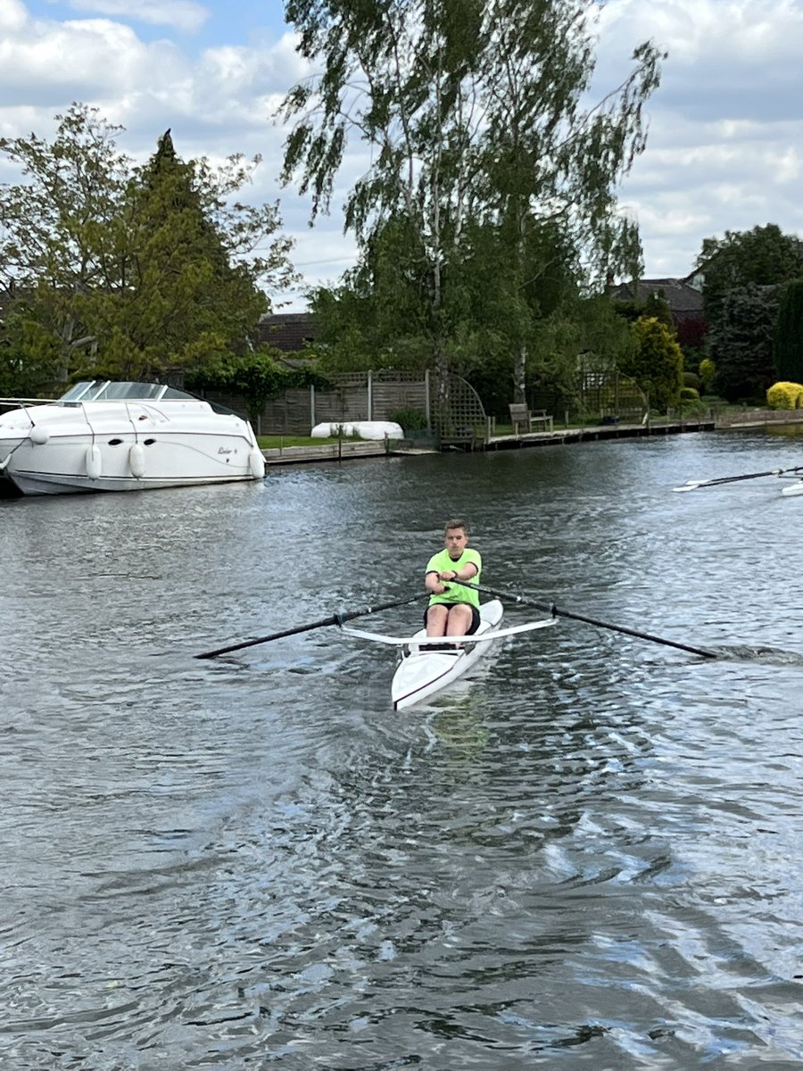 HaileyburyBC's tweet photo. A cracking day on the water with four singles and two doubles covering the miles #dryday https://t.co/zMd3l3EQNM
