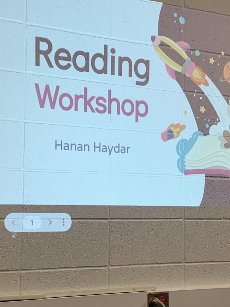 TracyInaba's tweet photo. Hanan Haydar sharing her experience and insights on implementing a reading workshop in an elementary literacy program at the @PalliserSchools Literacy Symposium. #palliserliteracysymposium https://t.co/PJ7XuxC7TY