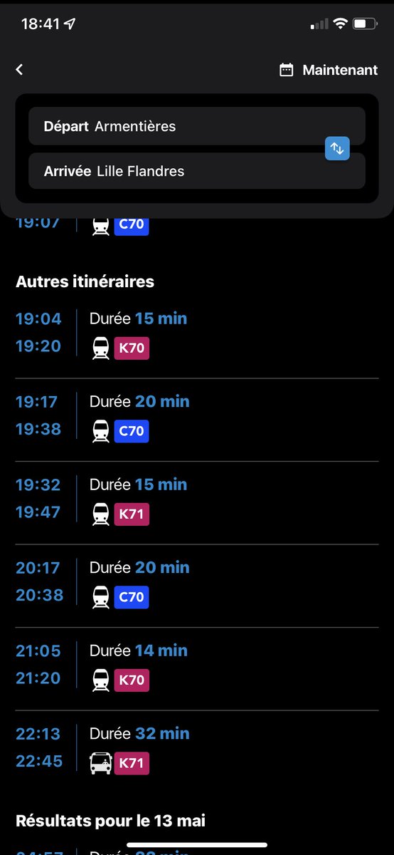 PerrineBenoit's tweet photo. @TERHDF où sont les trains au départ d’armentières de 19h47 et 20h05 pour Lille Flandres ????? https://t.co/evDz3JpcsM