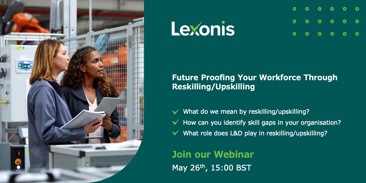 Lexonis's tweet photo. How can you future proof your workforce through reskilling/upskilling? Join @AndyCAndrews and @DonaldHTaylor as they explore what can you do to build an effective #reskilling/#upskilling program from now. 

https://t.co/SUWfS3hTgm https://t.co/GH5hGhGEHD