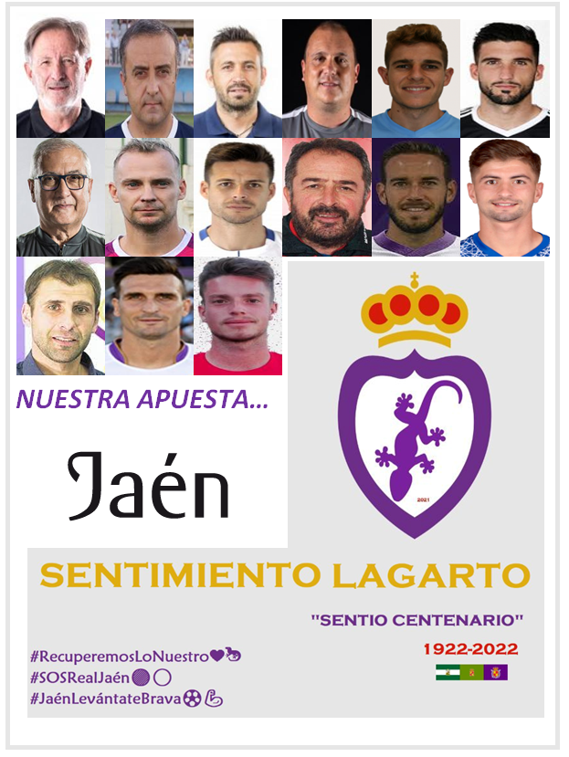 SentioLagarto's tweet photo. 💜🦎RECUPEREMOS LO NUESTRO🦎💜

Porque en Jaén hay y existe mucho grande... Deben estar en nuestro grande. ⭐️🟣

@RealJaenCF un escudo, un sentimiento, una gran afición. #NuestraApuestaRealJaén⚽️💪 https://t.co/5jVrzs0f6n