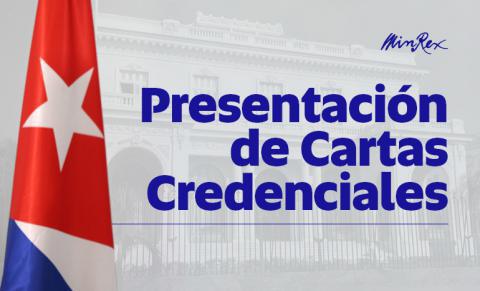 El presidente de la República de #Cuba🇨🇺 <a href="/DiazCanelB/">Miguel Díaz-Canel Bermúdez</a>, acompañado por el ministro de Relaciones Exteriores, Bruno Rodríguez Parrilla, recibió este jueves las Cartas Credenciales de nuevos embajadores.

👉cubaminrex.cu/es/recibio-pre…