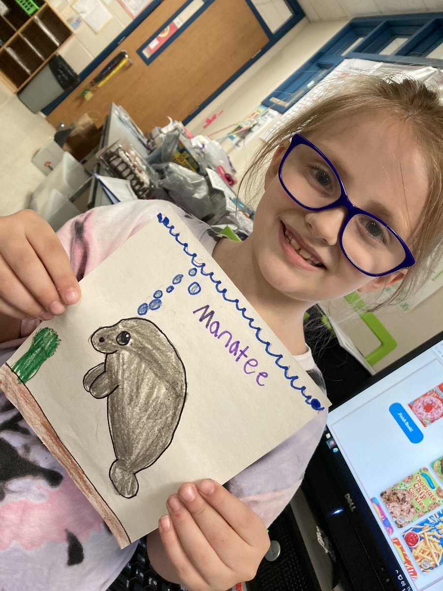 Once again Kathy blows me away with her artistic abilities!
Is this a manatee or what?!!
<a href="/visualarts_nbe/">NBE Visual Arts</a> <a href="/HumbleISD_NBE/">North Bend Elementary</a> <a href="/HumbleISD/">Humble ISD</a>