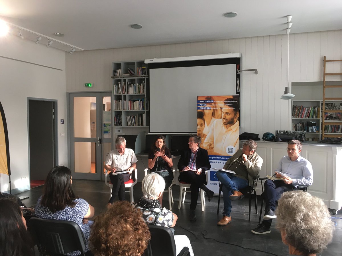 En ce moment, table ronde sur climat, enjeux européens /temps des villes ⁦<a href="/VilledeGrenoble/">Ville de Grenoble</a>⁩ ⁦@EDIsereSavoie⁩ ⁦<a href="/JFFiorina/">JF Fiorina</a>⁩ ⁦<a href="/PhGonnet/">Philippe GONNET</a>⁩ ⁦<a href="/Grenoble_EM/">GEM - Alpine Business School</a>⁩ ⁦<a href="/thomaspellerin/">Thomas Pellerin</a>⁩ ⁦@Habfast⁩