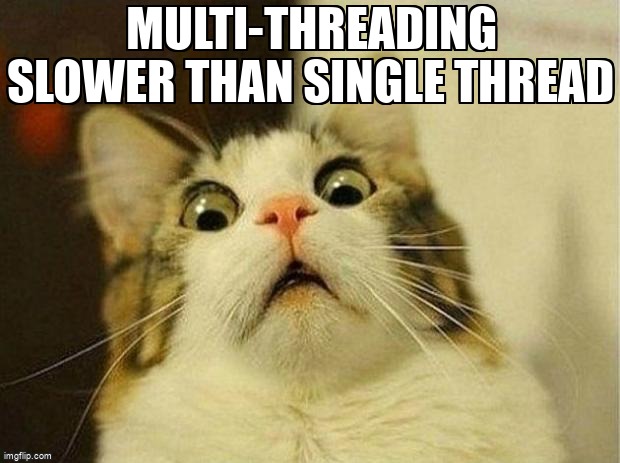 overflow_meme's tweet image. Multi-threading slower than single thread stackoverflow.com/questions/7221… #mandelbrot #multithreading #cpp17 #cpp #concurrency